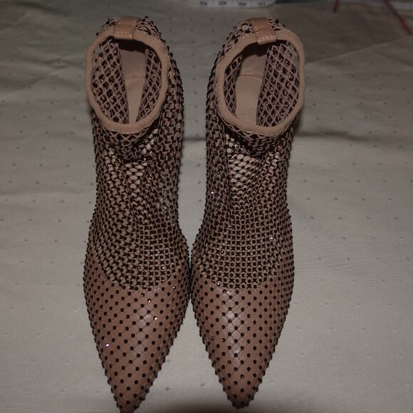 BRAND NEW GORGEOUS DOMINIQUE NICOLE WOMENS DRESS SHOES PUMPS NUDE SIZE 7 1/2 W - Picture 2 of 8